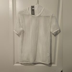 Jouger Women's fishnet  see through top